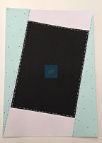 Handmade Designer A4 Sheets – Pack of 10 | Aesthetic Black & Blue Theme Paper Sheets for Projects, Journals, Scrapbooking, Art & Craft | Premium Thick Paper for Students, School & College Projects
