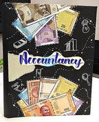 Project Banao Handmade Designer Folder for Documents (Fits A4 Size Sheets) | File Folder for Office, School & College Use | Creative Money Theme Binder | Handmade Art Cover Folder | Durable A4 Paper Organiser