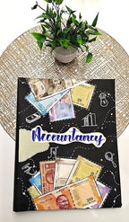 Project Banao Handmade Designer Folder for Documents (Fits A4 Size Sheets) | File Folder for Office, School & College Use | Creative Money Theme Binder | Handmade Art Cover Folder | Durable A4 Paper Organiser