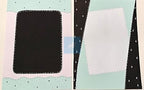 Handmade Designer A4 Sheets – Pack of 10 | Aesthetic Black & Blue Theme Paper Sheets for Projects, Journals, Scrapbooking, Art & Craft | Premium Thick Paper for Students, School & College Projects