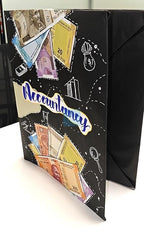 Project Banao Handmade Designer Folder for Documents (Fits A4 Size Sheets) | File Folder for Office, School & College Use | Creative Money Theme Binder | Handmade Art Cover Folder | Durable A4 Paper Organiser