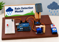 Project Banao Rain Detection Model Project Kit | Arduino UNO Rain Sensor & Water Detection DIY Science STEM Project | Automatic Rain Detector with Servo Motor, Sensor Module & Electronics Components