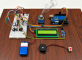 Project Banao Fire & Smoke Detection Robot Model Project Kit | Arduino UNO MQ-2 Gas & Smoke Sensor with LCD Display, Buzzer & DIY Electronics Components | STEM Science Project for School Students