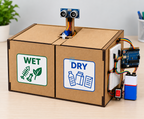 Project Banao Smart Dustbin Project Model Kit | Arduino UNO Automatic Waste Bin with Ultrasonic Sensor & Servo Motor | DIY Smart Dustbin Science Project for School Students, STEM Learning & Exhibition
