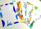 Project Banao A4 Designer Art Paper Sheets - Handcrafted Abstract & Floral Border Designs, 10 Sheets Set | Premium Drawing & Craft Paper for School, Office, and Gift Use | 180 GSM