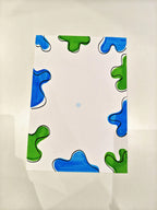 Project Banao A4 Abstract Border Art Paper Pack – Multicolor Handmade Sheets for Journals, School Projects, Scrapbooks & Creative Stationery (10 Sheets)