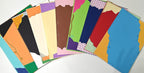 Project Banao PaperBox Torn Edge A4 Decorative Sheets – 10 Multicolour Designer Border Papers for School Projects, Scrapbooking, Craft Work, and Handmade Assignments | Premium Quality Art Paper Set
