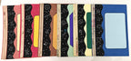 Project Banao Handmade Cosmic-Themed Scrapbook Papers – 10 Sheets Multicolour Designer Journal Paper with Black Galaxy Border & Abstract Patterns for Scrapbooking, DIY Crafts & Aesthetic Journals