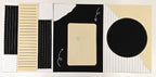 Project Banao Aesthetic A4 Handmade Scrapbook Journal Papers - Vintage Black & Beige Collage Sheets for Junk Journaling, Craft Projects, DIY Card Making, Mixed Media Art | Set of 10 Designs
