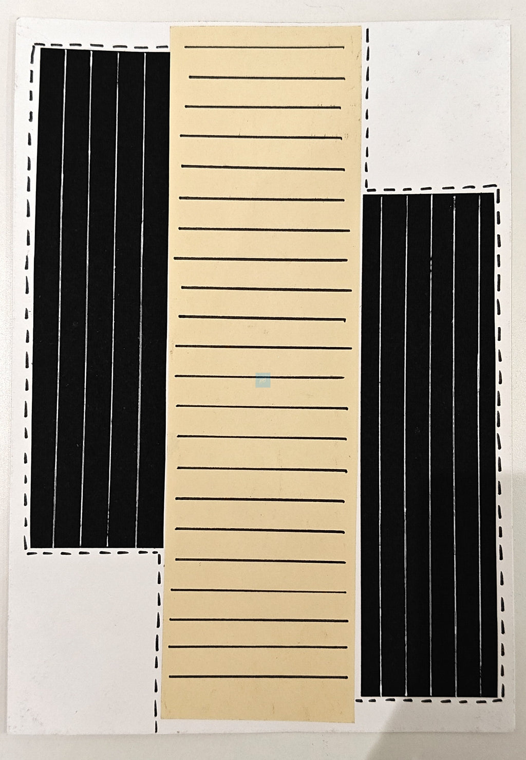 Project Banao Aesthetic A4 Handmade Scrapbook Journal Papers - Vintage Black & Beige Collage Sheets for Junk Journaling, Craft Projects, DIY Card Making, Mixed Media Art | Set of 10 Designs
