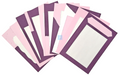 PB Handmade Designer A4 Sheets | Pack of 10 | 180 GSM | Dual Tone Purple and Pink Design | Craft Paper Project Sheets for School & College | Decorative Handmade Paper for Assignments & Journals