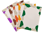 Project Banao A4 Handmade Designer Sheets for Projects (Set of 10) |180 GSM – Aesthetic Scrapbook Paper, Torn Paper Borders, Craft Sheets for School Projects & Assignments