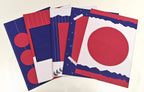 Project Banao Red & Blue Designer Scrapbook Papers – 10 Sheets | 180 GSM Premium A4 Craft Paper for Journaling, Card Making, DIY Crafts, Album Decoration & School Projects