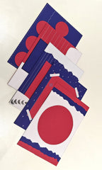 Project Banao Red & Blue Designer Scrapbook Papers – 10 Sheets | 180 GSM Premium A4 Craft Paper for Journaling, Card Making, DIY Crafts, Album Decoration & School Projects