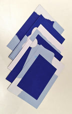 Project Banao A4 Blue Designer Papers for Scrapbooking & Journaling – 180 GSM, 10-Pack Aesthetic Craft Sheets, Decorative Background Paper for DIY Cards, School Projects & Art Journals