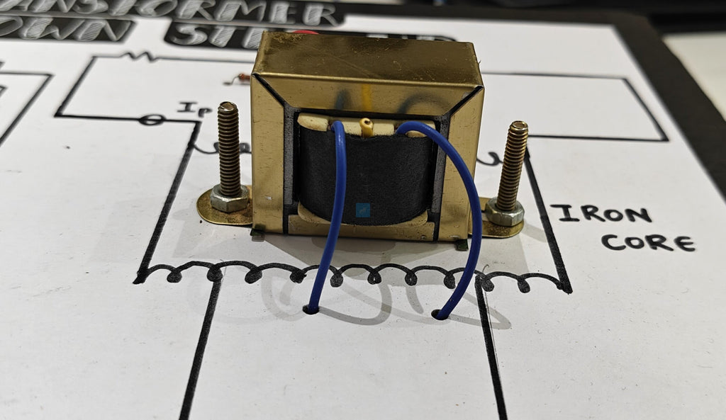 Project Banao Transformer Working Model – Step Up & Step Down Transformer Demonstration Board with LEDs, Iron Core, Coils | School Science Project | STEM Physics Learning Kit