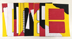 Project Banao Bold Contrast Scrapbook Paper Set of 10 | 180 GSM Black-Red-Yellow Aesthetic Journaling Cards for Scrapbooking, Bullet Journal, Card Making, Planner Decoration & DIY Craft Supplies