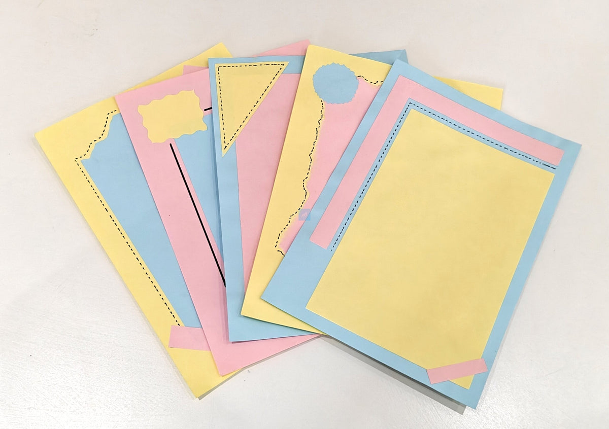 Project Banao Handmade A4 Pastel Craft Paper Sheets (10 pcs) | 180 GSM Decorative Paper for Scrapbooking, Journals, Letters & DIY Projects | Premium Aesthetic Paper | Made in India