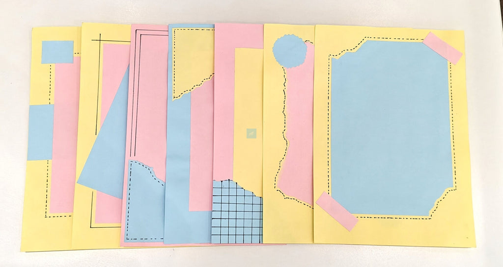 Project Banao Handmade A4 Pastel Craft Paper Sheets (10 pcs) | 180 GSM Decorative Paper for Scrapbooking, Journals, Letters & DIY Projects | Premium Aesthetic Paper | Made in India