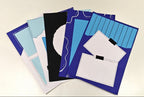 Project Banao Aesthetic Blue Writing Paper (Set of 10) | Handmade A4 Designer Sheets for Journals, Letters, Scrapbooking & Creative Crafts | 180 GSM | Made in India