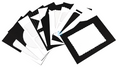 Project Banao Minimalist Black & White Writing Paper (Set of 10) | Handmade A4 Monochrome Designer Sheets for Journals, Letters, Scrapbooking & Crafts | 180 GSM | Made in India