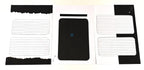 Project Banao Minimalist Black & White Writing Paper (Set of 10) | Handmade A4 Monochrome Designer Sheets for Journals, Letters, Scrapbooking & Crafts | 180 GSM | Made in India