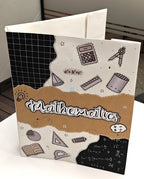 Project Banao Mathematics Project File | Black & White A4 Ring Folder | Handmade School & College Assignment File | Reusable Document Organizer | Made in India