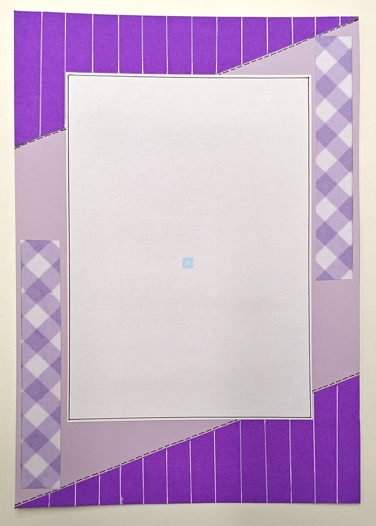 Project Banao Lavender Lace Theme A4 Handmade Designer Sheets | Pack of 10 Sheet | Decorative Craft Paper for School Projects, Scrapbooking, Journals, & DIY Art | 180 GSM | Made in India