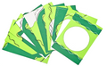 Project Banao Green Abstract Theme A4 Handmade Designer Sheets | Pack of 10 Sheets | Decorative Craft Paper for School Projects, Scrapbooking, Journals, & DIY Art | Made in India