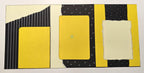 Project Banao Honeycomb Yellow & Black A4 Handmade Designer Craft Sheets (10 pcs) | Decorative Paper for Scrapbook, School Projects, Journals, Art & DIY Decorations | Made in India