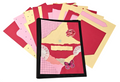 Project Banao A4 Handmade Project File Combo - Pink & Red Floral Theme | Ring Binder with 10 Designer Sheets | School & College Assignment Presentation File | Made in India