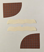 Project Banao Decoration Borders & Headings Cutouts Set - Brown & Beige Checkered Theme | Borders, Headings & Subheadings, DIY School Project, Chart & Craft Decoration Supplies | Made in India
