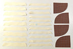 Project Banao Decoration Borders & Headings Cutouts Set - Brown & Beige Checkered Theme | Borders, Headings & Subheadings, DIY School Project, Chart & Craft Decoration Supplies | Made in India