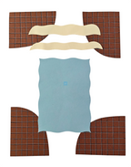 Project Banao Decoration Borders & Headings Cutouts Set - Brown & Beige Checkered Theme | Borders, Headings & Subheadings, DIY School Project, Chart & Craft Decoration Supplies | Made in India