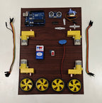 Project Banao Obstacle Avoiding Robot Car Kit | Arduino UNO Smart Autonomous Robot with Ultrasonic Sensor, 4WD Motors & Servo Motor | DIY Robotics STEM Science Project for School Students