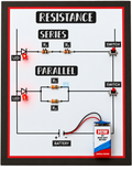 Project Banao Series and Parallel Resistance Circuit Kit with LED, Resistors, Switch & Battery – STEM Physics Electronics Learning Model for Students | DIY Educational Science Project