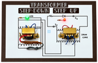 Project Banao Transformer Working Model – Step Up & Step Down Transformer Demonstration Board with LEDs, Iron Core, Coils | School Science Project | STEM Physics Learning Kit