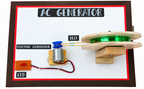 Project Banao AC Generator Working Model – Manual Handwheel Generator with LED Indicator & Belt Drive | School Science Project Kit | STEM Physics Experiment Model