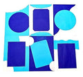 Handmade Designer Sheet for Art & Craft- Dual Shade Blue A4 Size Paper, Premium Handmade Decorative Sheet for School Projects, Scrapbooking, Journaling, & Creative DIY Art | Pack of 10 Sheets