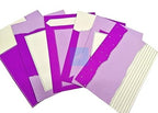 Handmade Designer Sheets A4 Size (Pack of 10) – Dual Tone Purple and Lavender Craft Paper for School Projects, Scrapbooking, Card Making, Journals, DIY Art & Craft, Decorative Handmade Paper Sheets