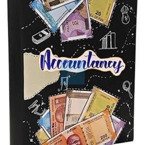 Handmade Designer Folder for Documents (Fits A4 Size Sheets) | File Folder for Office, School & College Use | Creative Money Theme Binder | Handmade Art Cover Folder | Durable A4 Paper Organiser