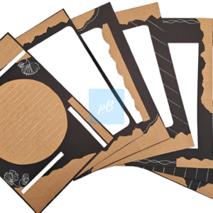 Handmade Vintage Designer Sheets – Pack of 10 | A4 Size Art Paper for Craft, Journaling, Scrapbooking, DIY Projects, Gift Letters & School Art Work | Premium Handmade Stationery Sheets