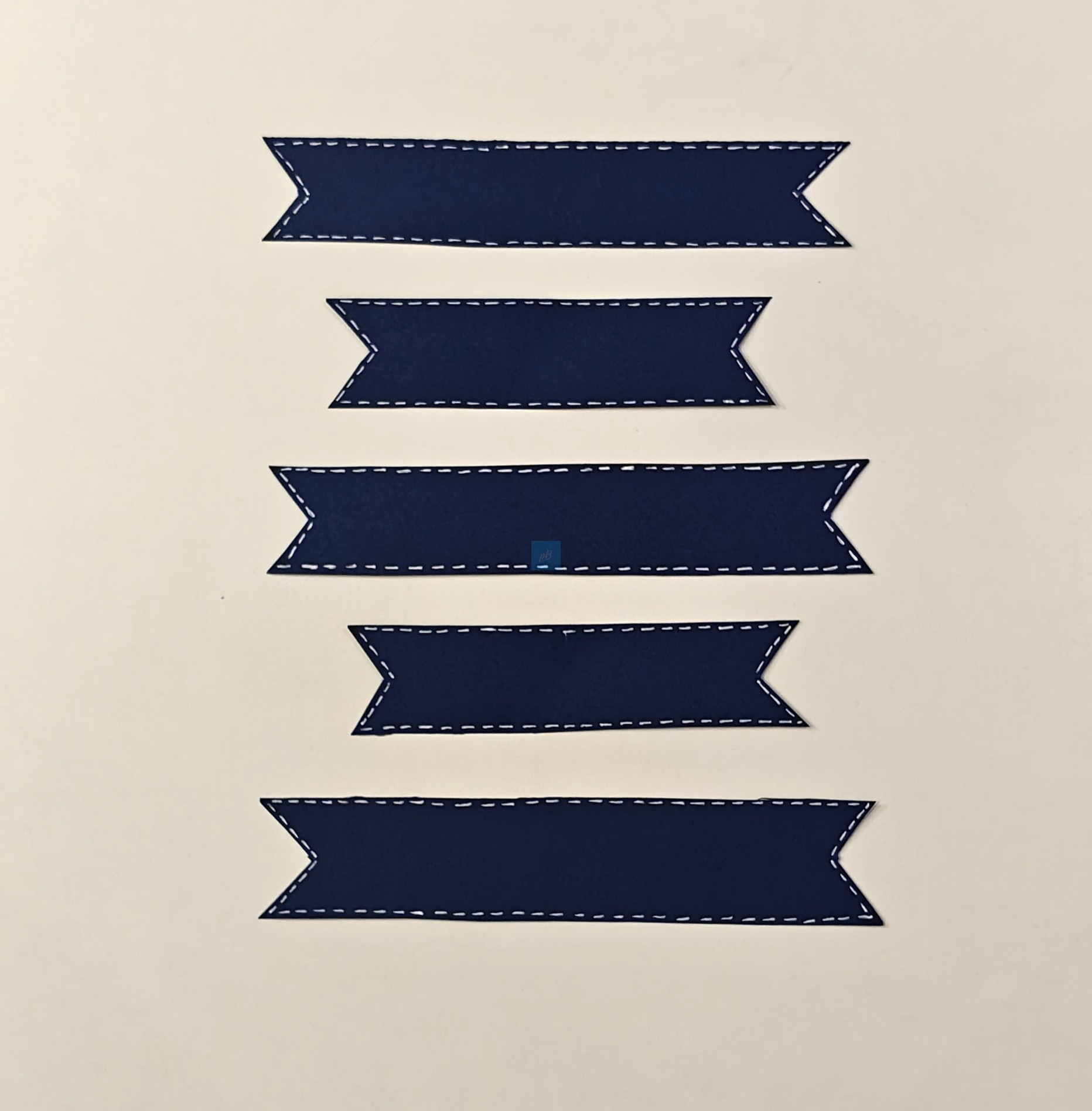 Project Banao Decoration Borders & Headings Cutouts Set - Navy Blue & White Gingham Theme | Borders, Headings & Subheadings, DIY School Project & Craft Decoration Supplies | Made in India - Image 7