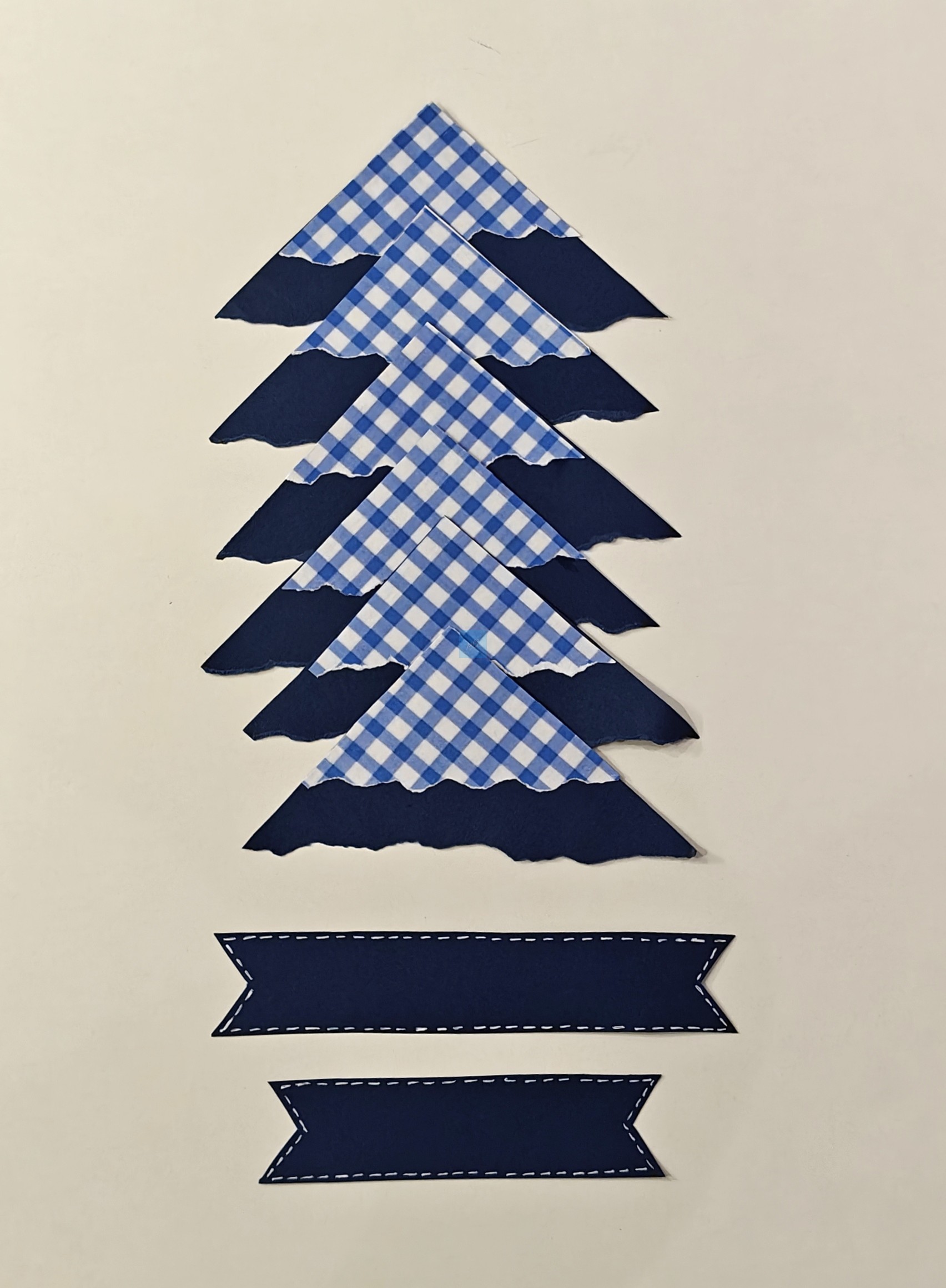 Project Banao Decoration Borders & Headings Cutouts Set - Navy Blue & White Gingham Theme | Borders, Headings & Subheadings, DIY School Project & Craft Decoration Supplies | Made in India - Image 6