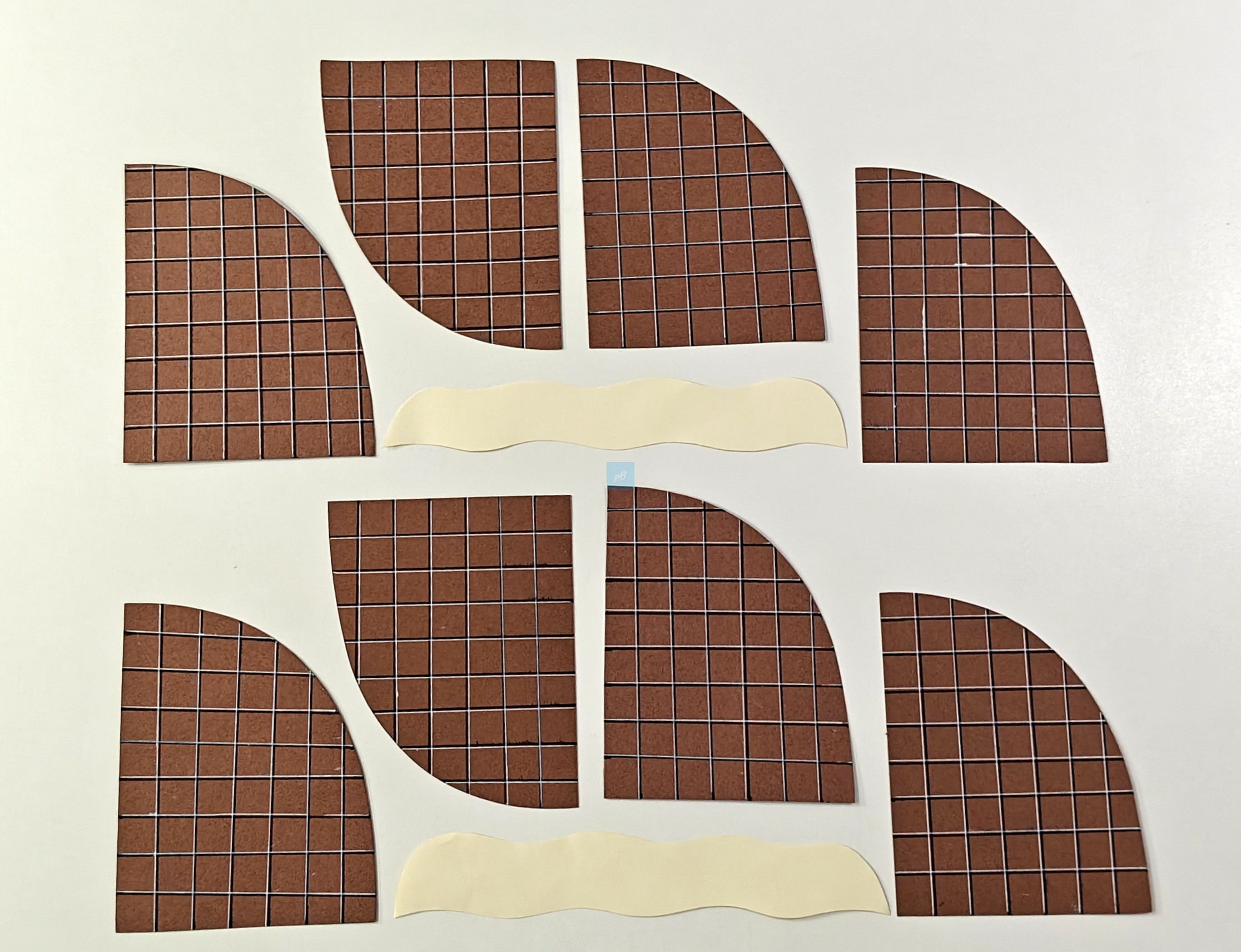 Project Banao Decoration Borders & Headings Cutouts Set - Brown & Beige Checkered Theme | Borders, Headings & Subheadings, DIY School Project, Chart & Craft Decoration Supplies | Made in India - Image 3