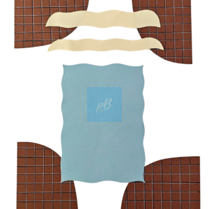 Project Banao Decoration Borders & Headings Cutouts Set - Brown & Beige Checkered Theme | Borders, Headings & Subheadings, DIY School Project, Chart & Craft Decoration Supplies | Made in India