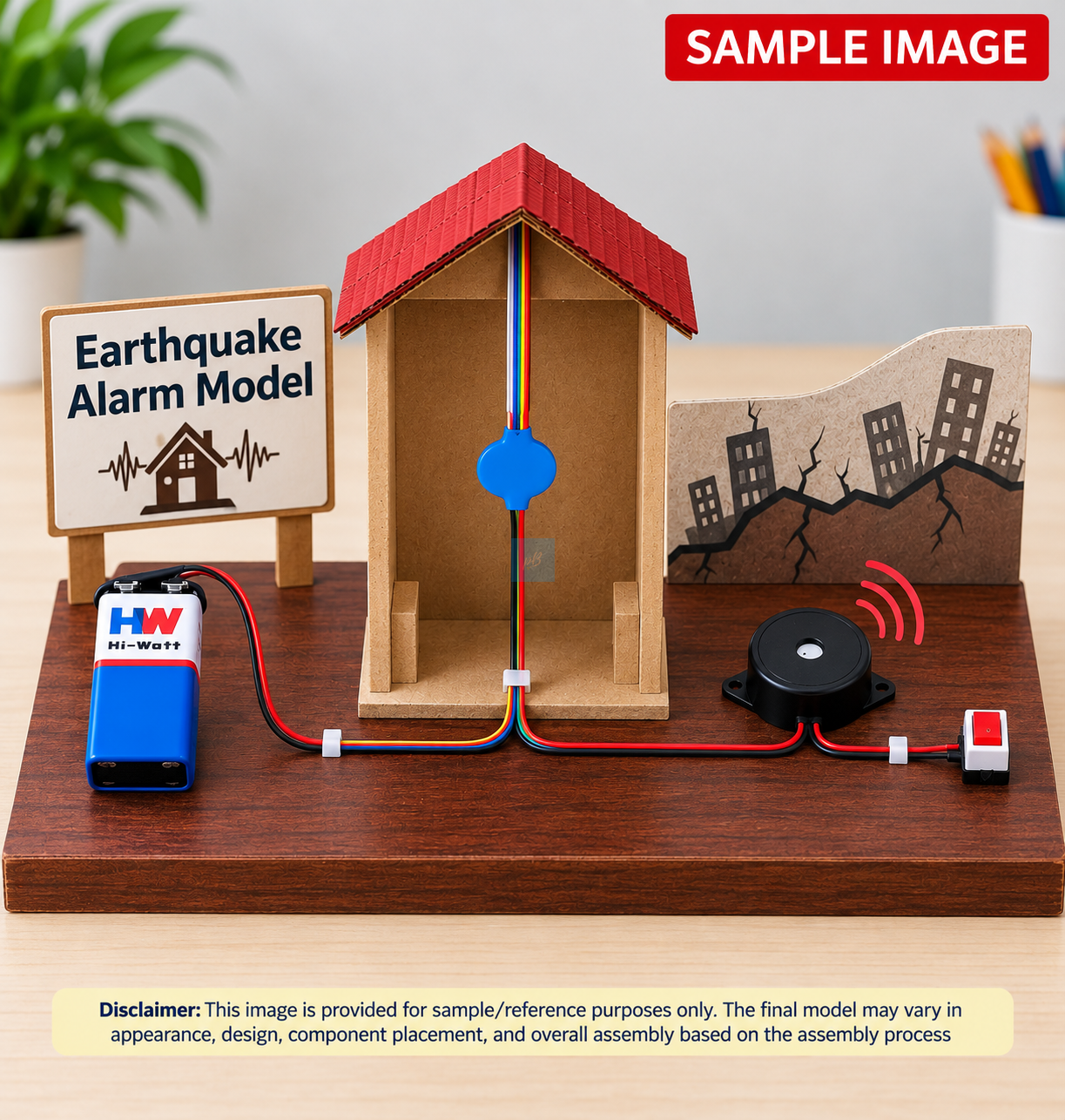 Project Banao Earthquake Alarm Model Project Kit | DIY Seismic Detector with Buzzer & Switch | Working Earthquake Detection Science Project for School Students, STEM Learning, & Science Exhibition - Image 5
