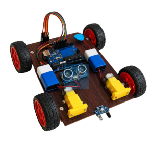 Project Banao Line Follower Robot Car Kit with Arduino UNO, IR Sensor & 4WD Motor Drive | DIY Automatic Line Tracking Robot | STEM Robotics & Electronics Project Kit for School Science Exhibition